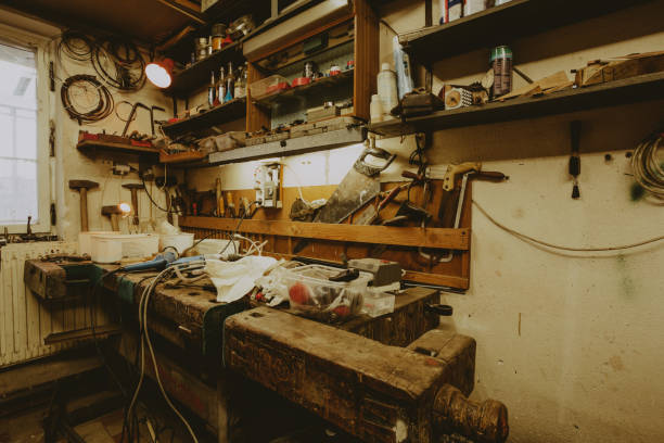 istock domestic home workshop room 1183983350