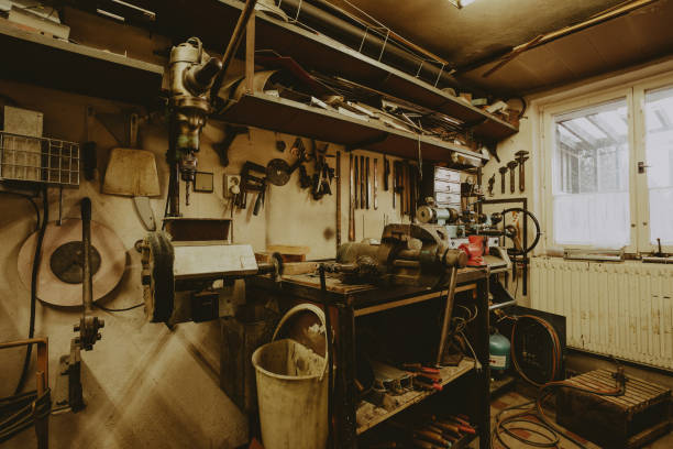 istock domestic home workshop room 1183983356