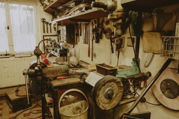 istock domestic home workshop room 1183983362