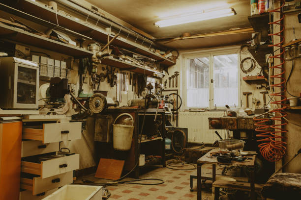 istock domestic home workshop room 1183983363