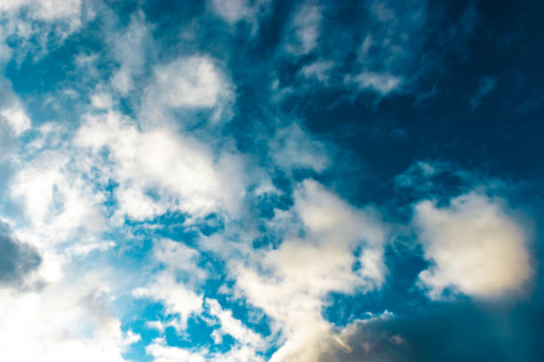 istock Clouds gray on a blue sky and white clouds. 1183983560