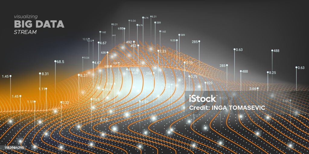 Complex Data System Complex Big Data System Visualization Big Data Stock Illustration ...