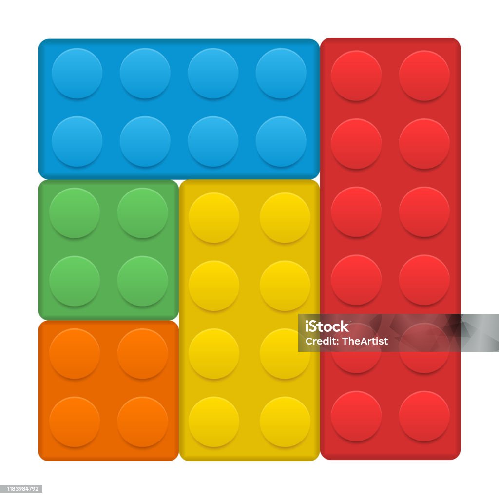 Blocks Vector Image Building Blocks Vector Design Illustration Isolated On White Background ...