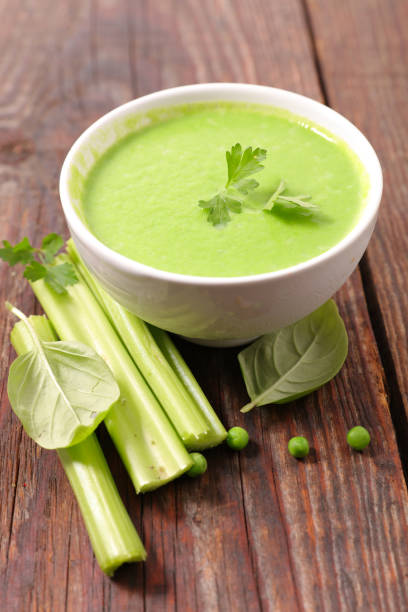 istock green vegetable soup, celery and pea soup 1183987970