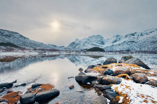 istock Fjord in winter, Norway 1183988246
