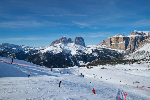 istock Ski resort in Dolomites, Italy 1183988949
