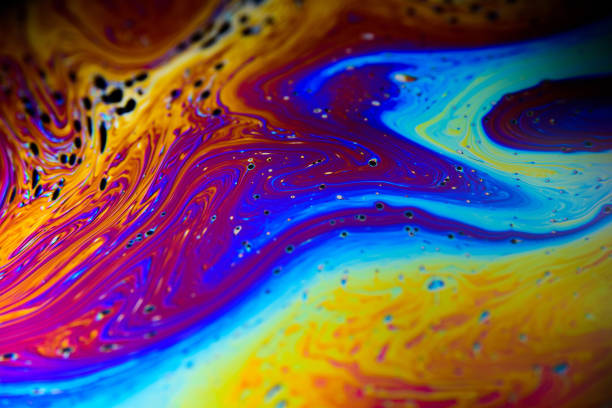istock The closeup surface of a soap bubble 1183991443