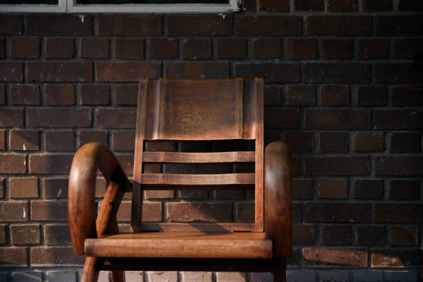 Wooden armchair