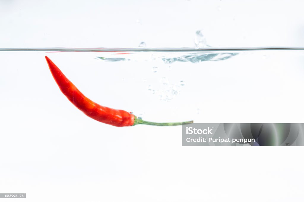 Chilli Splashes Red Chilli Water Splashes Stock Photo - Download Image Now - Activity ...