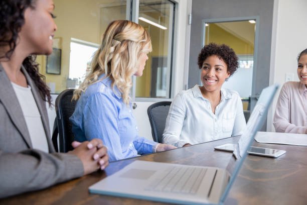 istock Business women hard at work 1183996674