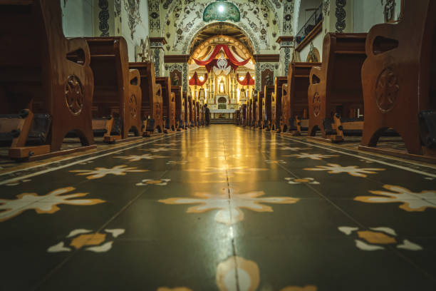 istock Inside a church in Ocoltan, Oaxaca, Mexico 1183997938