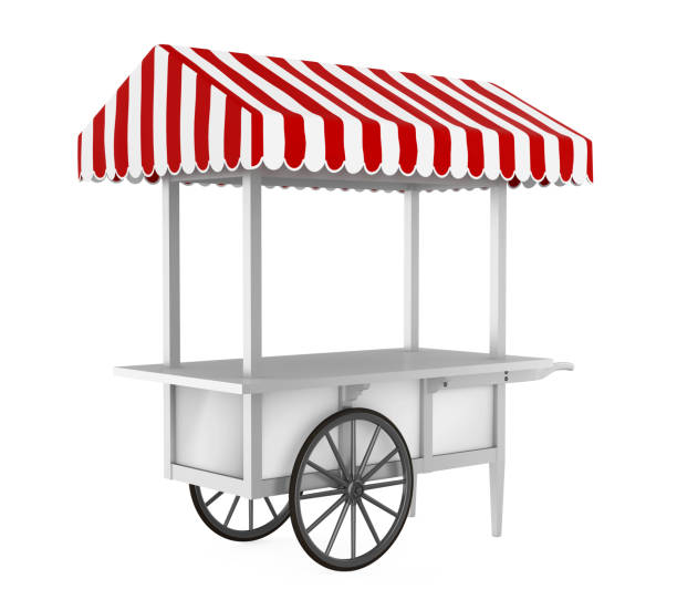 istock Food Cart Isolated 1184004811