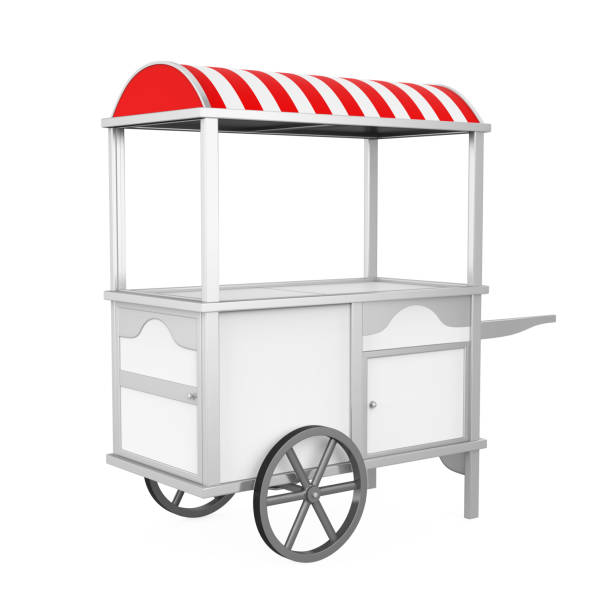 istock Food Cart Isolated 1184004857