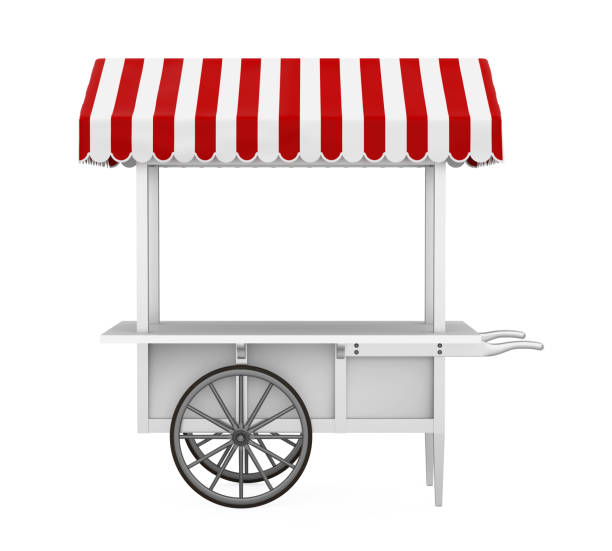 istock Food Cart Isolated 1184004928