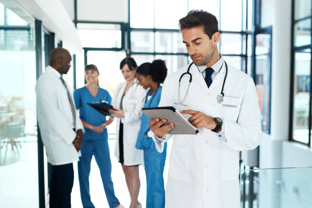istock Medical research is as easy as one, two, tap 1184006062