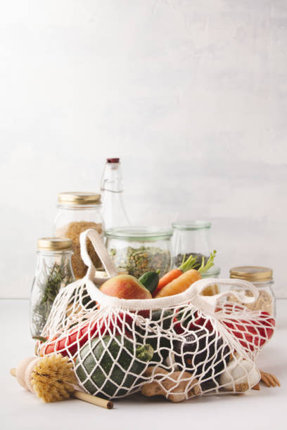 istock Zero waste shopping, Recycling, Sustainable lifestyle concept 1184007735