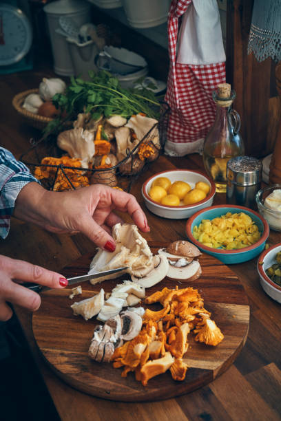 istock Preparing Vegan Mushroom Strofanoff 1184014878