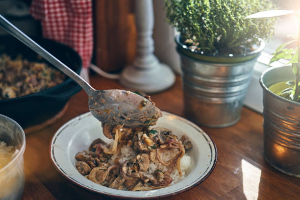 istock Vegan Mushroom Strofanoff 1184014895