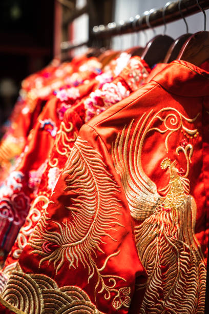 istock Traditional Chinese wedding dress 1184015011