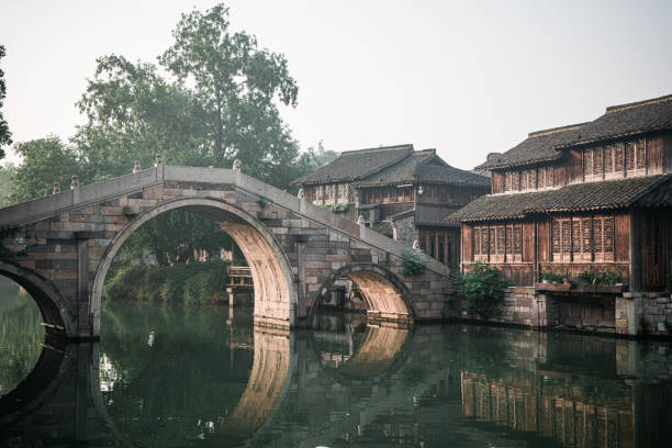 istock Beautiful Chinese water town 1184015328