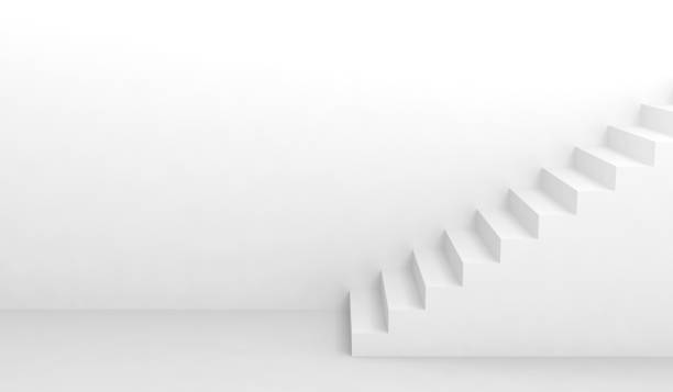 istock staircase stairway architecture modern design interior white up 1184016354