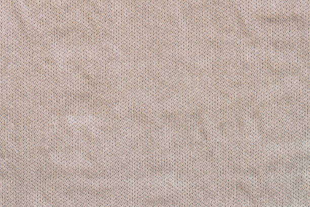 istock Beige gray cotton fabric, woven canvas texture, pattern for background 1184025699