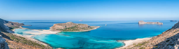 istock Panorama of Balos beach in Crete 1184028776