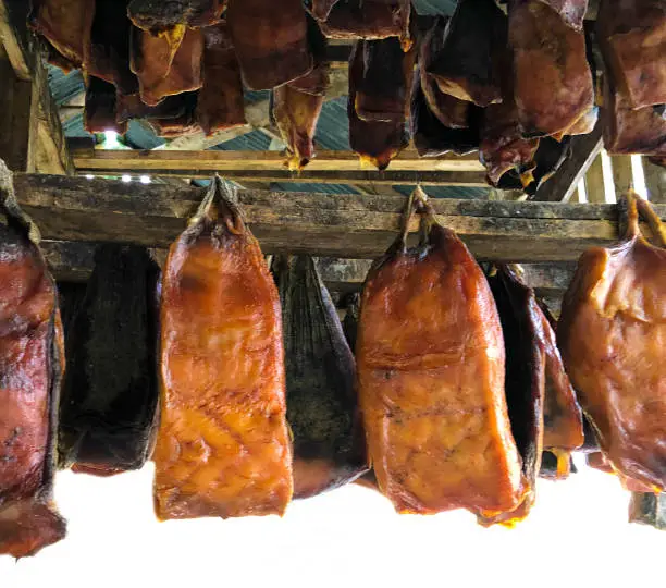 Photo of Iceland: Shark Meat Hanging/Curing in Shed