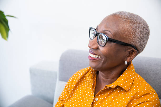 istock Happy Woman Wearing Glasses 1184031068