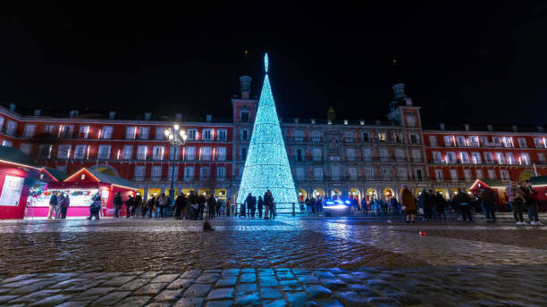 istock New Year's tree in the main square of Madrid 1184036460
