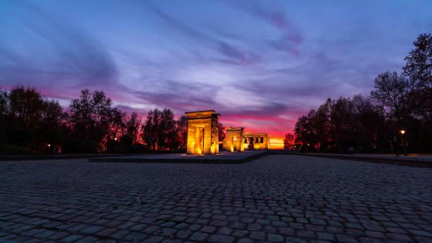 istock A group of luminous arches in Madrid Square 1184036476