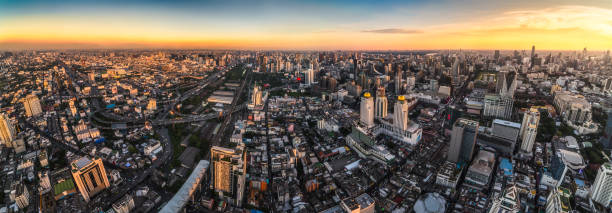 istock Bangkok Cityscape at Sunset 1184045589