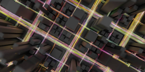 istock Techno mega city; urban and futuristic technology concepts, original 3d rendering 1184047141