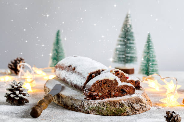 istock Christmas Dresdnen Stollen Chocolate 1184048760