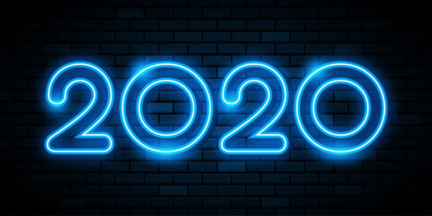 istock Happy new year 2020 . Greetings card. abstract background. Vector illustration. 1184052371
