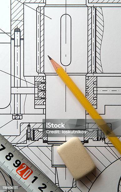 Konstrukcja - zdjęcia stockowe i więcej obrazów Plan - Plan, Architektura, Biuro