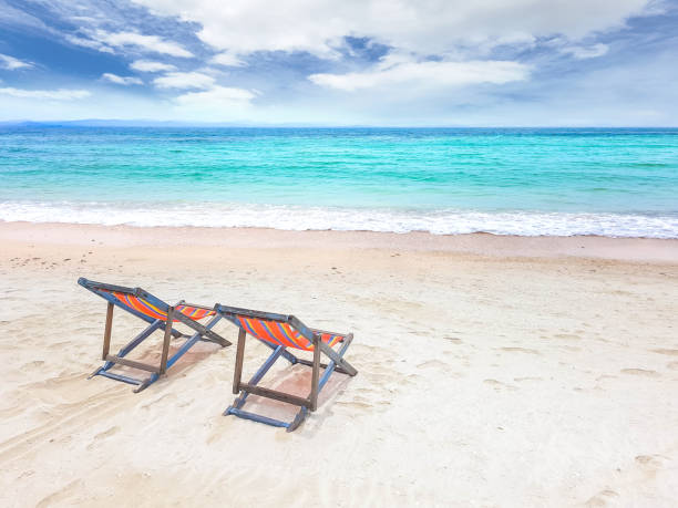 istock sun chair on beach 1184074288