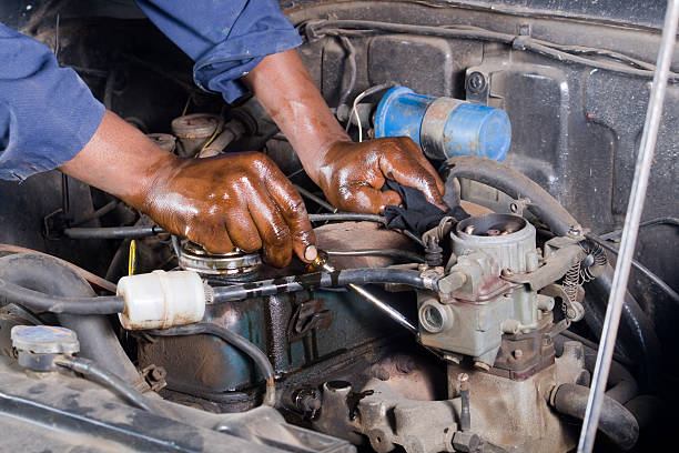 istock mechanic repairing vehicle 118408795