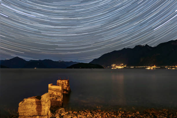 istock Startrails with abandoned pier, West Vancouver, Canada 1184094058