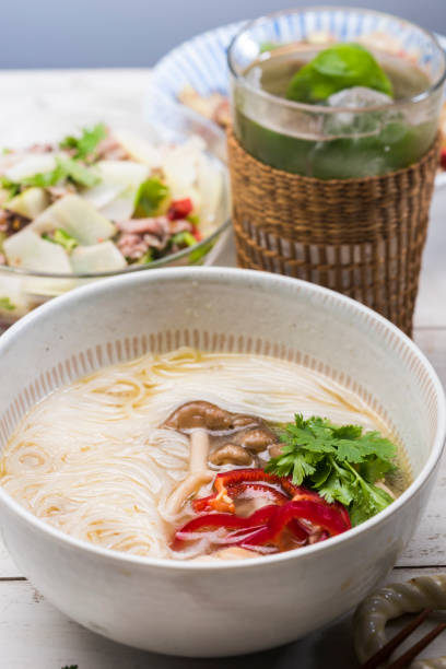 istock Thai noodles with chicken and sour 1184095773