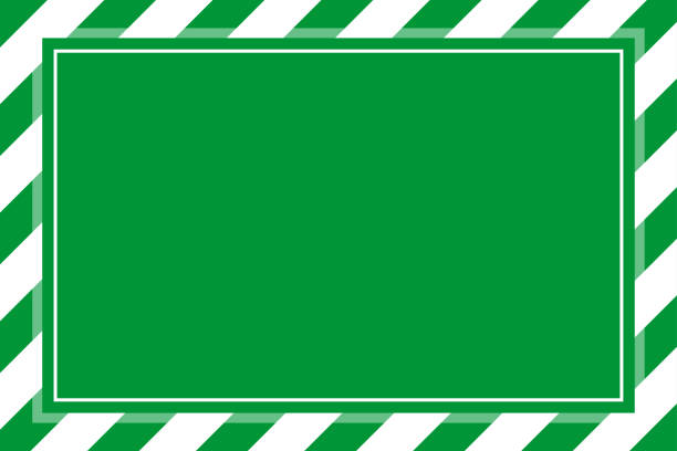 warning sign green white stripe frame template background copy space, banner frame striped awning green, stripe frame for advertising promotion special sale discount on media online beauty products warning sign green white stripe frame template background copy space, banner frame striped awning green, stripe frame for advertising promotion special sale discount on media online beauty products safety first stock illustrations