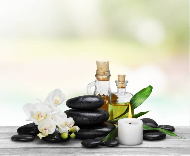 stazione termale. - beauty spa massaging spa treatment health spa foto e immagini stock