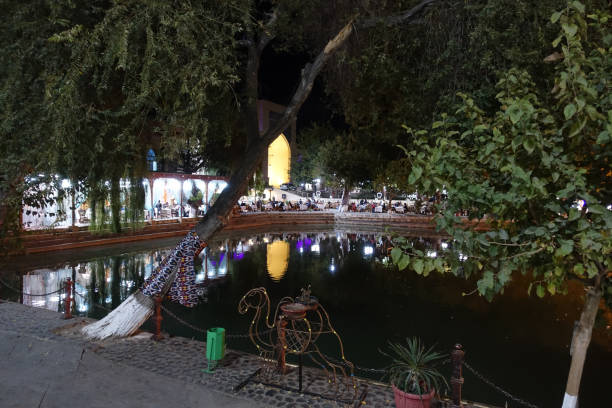 istock Lyab-i-Hauz by night, Bukhara 1184110754