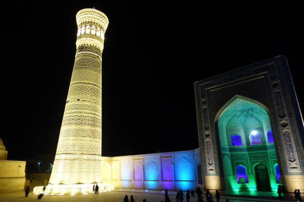 istock Po-i-Kalyan by night, Bukhara 1184110834