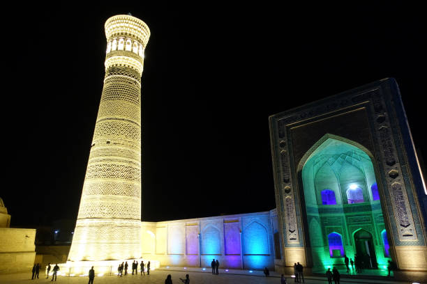istock Po-i-Kalyan by night, Bukhara 1184110987