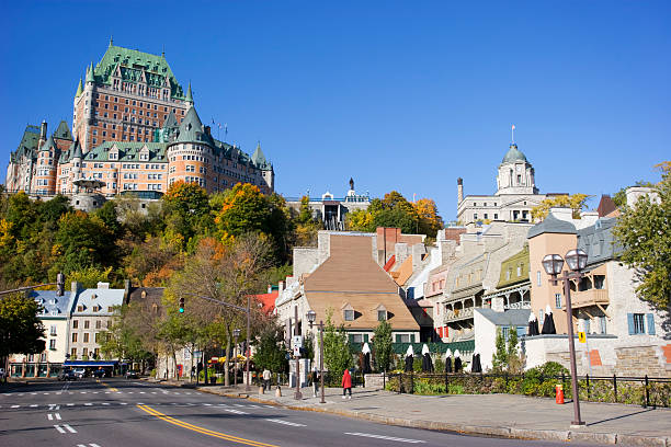 istock Quebec City skyline including Chateau Frontenac in fall 118411302