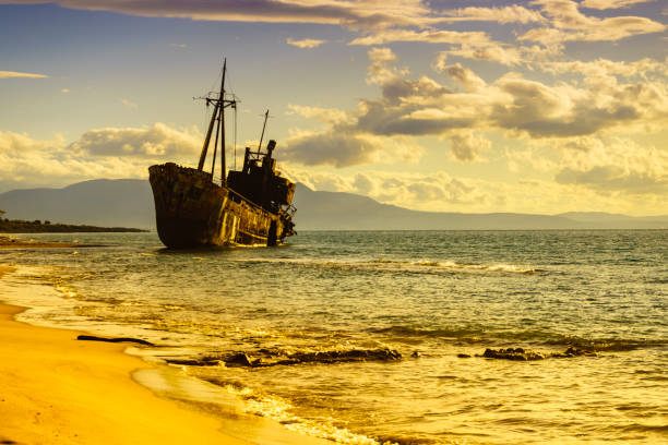 istock The famous shipwreck near Gythio Greece 1184113102