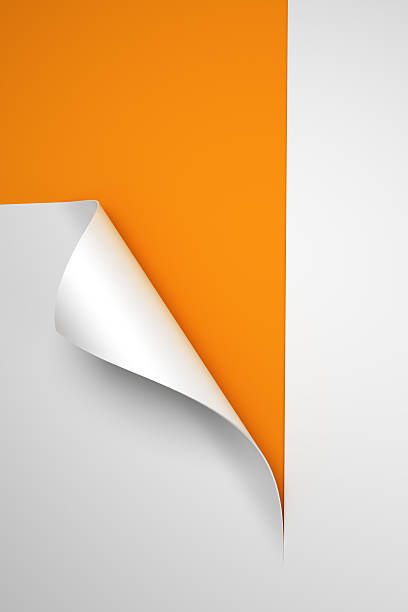 istock Sheet of paper with the curled corner 118411564