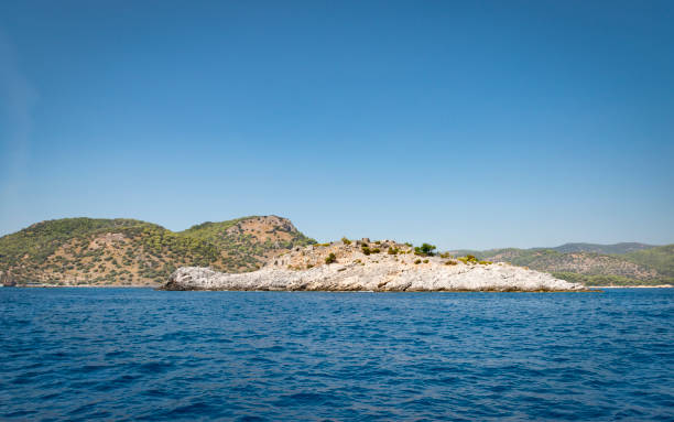 istock Ancient ruins on Gemiler (Saint Nicholas) island, Turkey. 1184118931