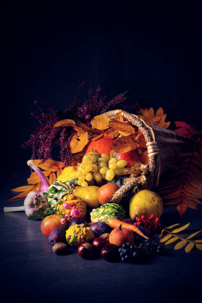 istock The beautiful and autumnal cornucopia 1184132438